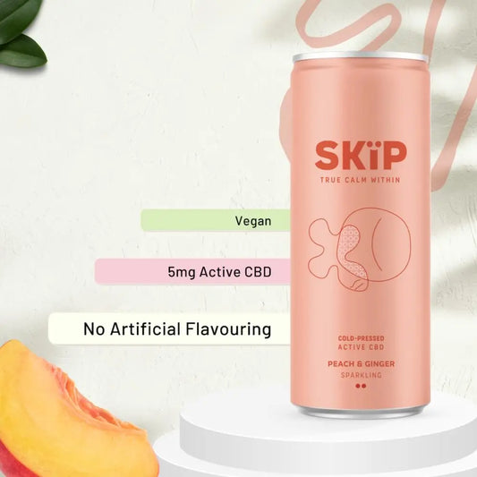Peach & Ginger CBD Drink