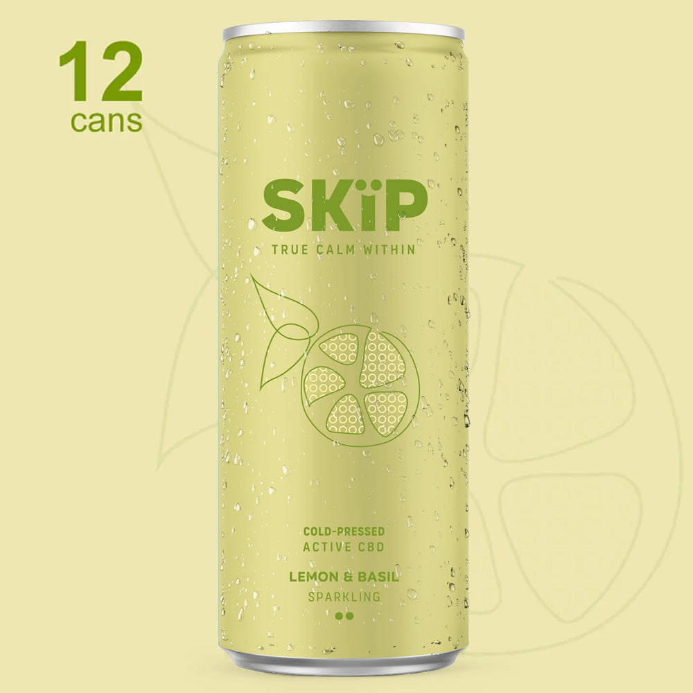 Lemon & Basil CBD Drink – SKÏP